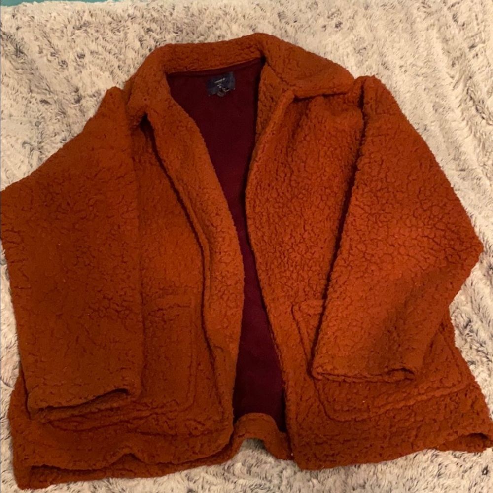 Fuzzy teddy coat